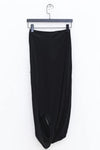 Un Morceau Cotton Knit Draped Skirt UM231XZ32 Black